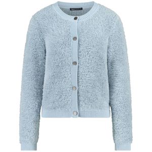 Expresso cardigan lichtblauw gebreid
