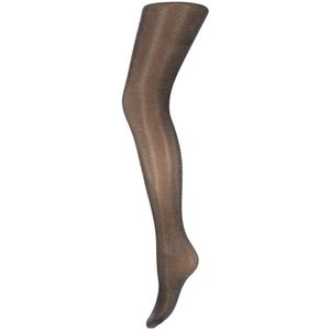 Marianne panty 35 denier met glitters zwart/zilverkleurig