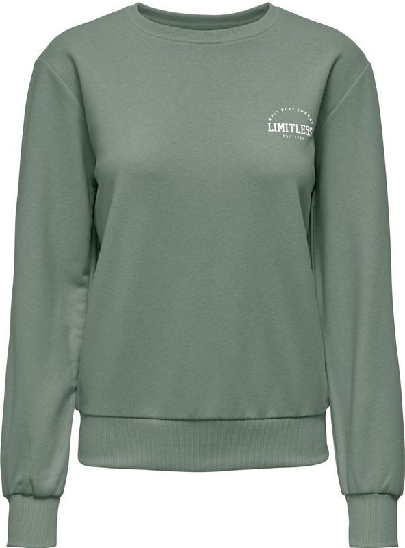ONLY PLAY sportsweater ONPCAVA grijsgroen