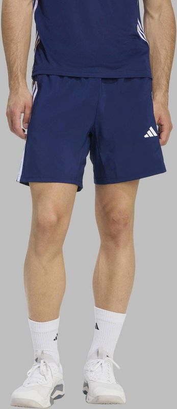 ADIDAS PERFORMANCE Sportbroek 'Essentials'  donkerblauw / wit