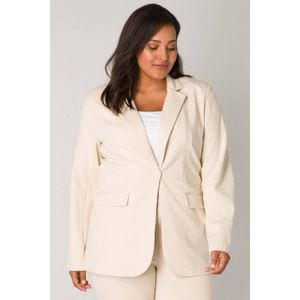 Base Level Curvy blazer beige