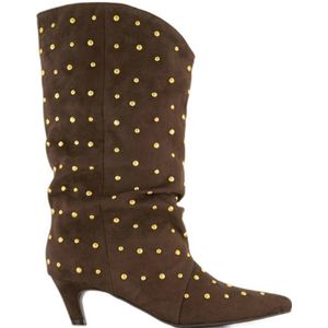 Graceland - Hoge Laarzen - Donkerbruin - Enkellaarsjes