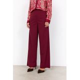 Soyaconcept regular waist pantalon donkerrood