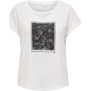 ONLY PLAY T-shirt ONPAUB wit