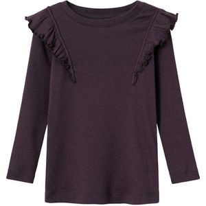 NAME IT MINI longsleeve NMFNILLA aubergine