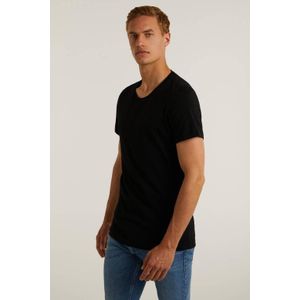 CHASIN' regular fit T-shirt Expand van biologisch katoen black