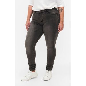 Zizzi high waist slim fit jeans AMY grey denim