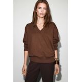 Mango pullover bruin