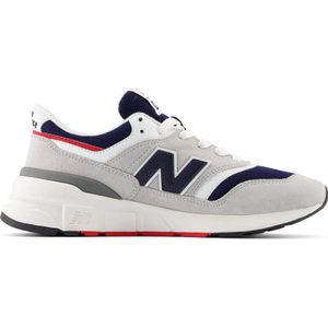 New Balance 997 sneakers lichtgrijs/donkerblauw/rood