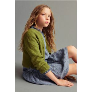 Mango Kids - A-lijn Jurk - Lichtblauw