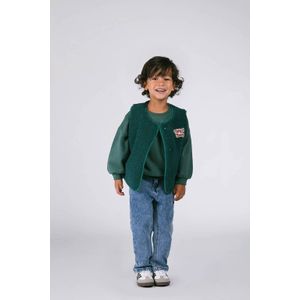 The New Chapter teddy bodywarmer groen
