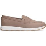 No Stress nubuck instappers taupe