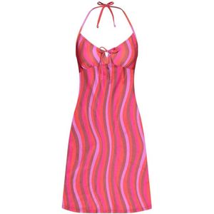 ten Cate Beach TC WOW strandjurk rood/roze/oranje