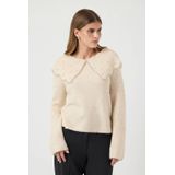 Y.A.S - Yascharma - Gebreide Trui - Ecru