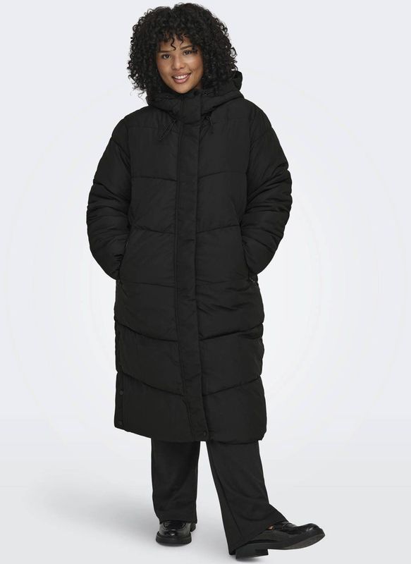 Carmaggi - Puffer Jacket - Lang - Met Capuchon - Lange Mouwen