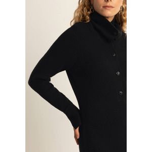 Expresso midi jurk gebreid zwart