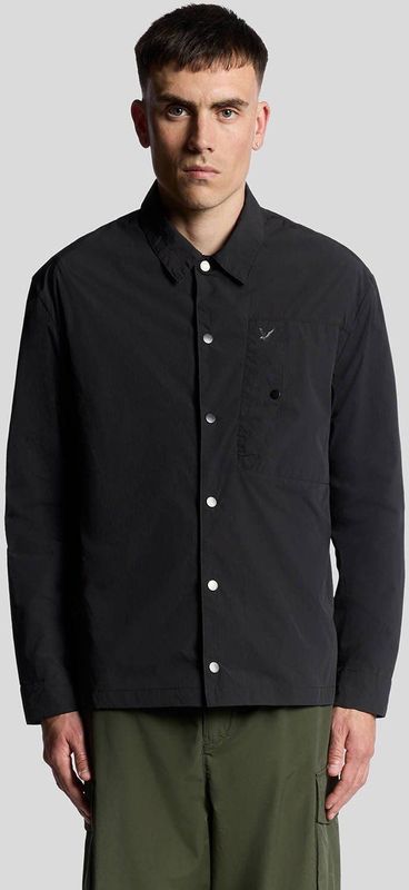 Lyle & Scott overshirt zwart