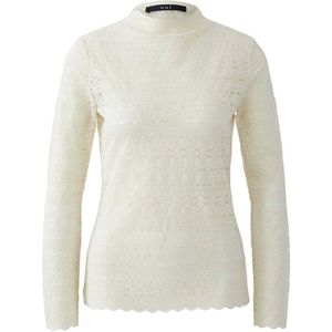OUI - Kanten Top - Ecru - Blousetops