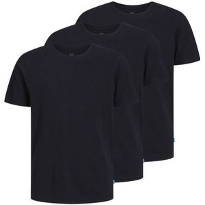 JACK & JONES JUNIOR T-shirt - set van 3 zwart