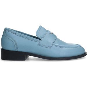 Sacha leren loafers blauw