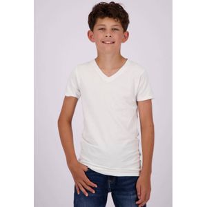 Vingino basic T-shirt - set van 2 wit