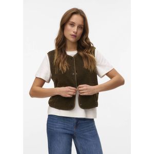 VERO MODA - Mouwloos Vest - Kaki - Polyester