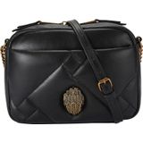 Kurt Geiger leren crossbody tas Kensington Puff zwart