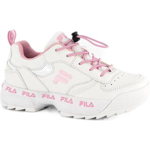 Fila chunky sneakers wit/roze