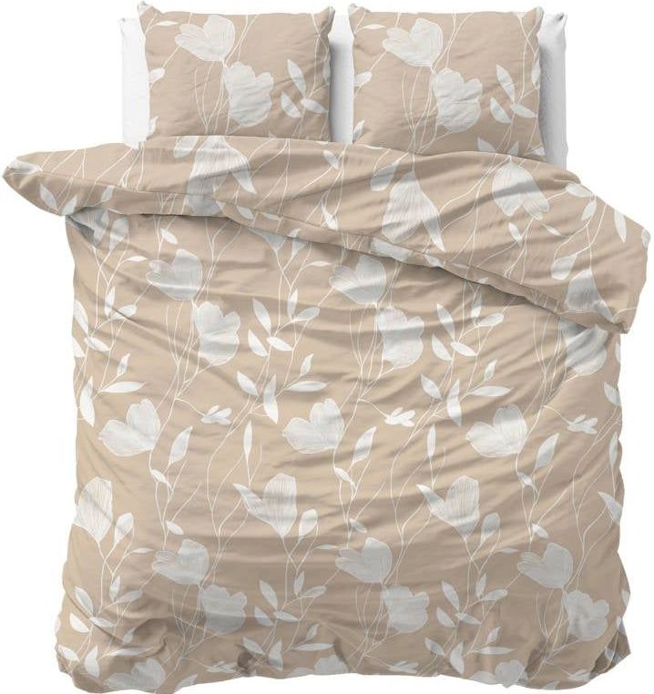 Sleeptime - Dekbedovertrek Spring - Zand/Beige - 240x200x220 + 2 Kussenslopen 60x70