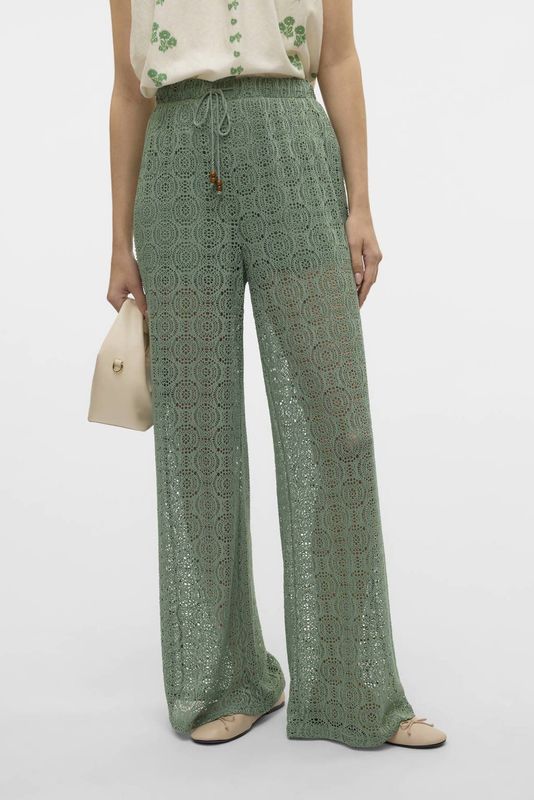 VERO MODA - VMMAYA - Casual Broek - Olijfgroen