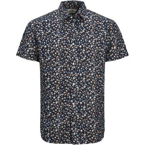 JACK & JONES PREMIUM slim fit overhemd JPRBLASUMMER met all over print night sky