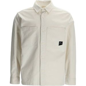 CHASIN' corduroy regular fit overhemd MODUS CORD MINI met logo off white