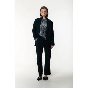 Colourful Rebel oversized blazer zwart met glitter