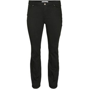 VERO MODA CURVE straight jeans zwart