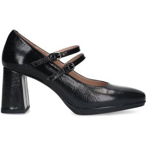 Manfield lakleren pumps zwart