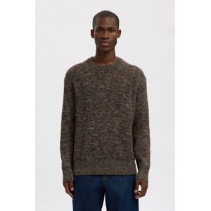 SELECTED HOMME - TILUM - Gemêleerde Pullover - Relaxed Fit - Puur Katoen