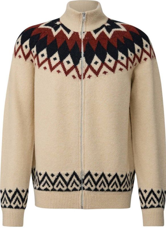 Gebreid Vest - Noorse Stijl - Zacht - Met Troyerkraag