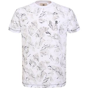 GABBIANO T-shirt met all over print white