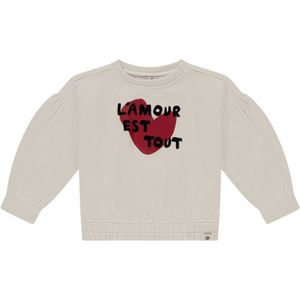 Stains & Stories - Sweatshirt - Gebroken Wit - L'Amour Est Tout