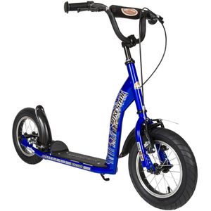 BikeStar Autoped, 12 inch, Sport step, blauw