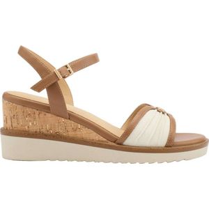 ESPRIT sleehakken cognac/ecru