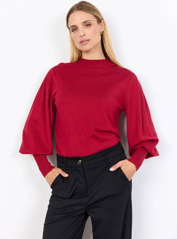 Soyaconcept pullover gebreid rood