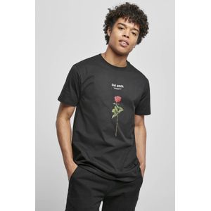 Mister Tee T-shirt Lost Youth Rose met printopdruk zwart