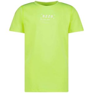 Raizzed T-shirt Huck met logo neon geel
