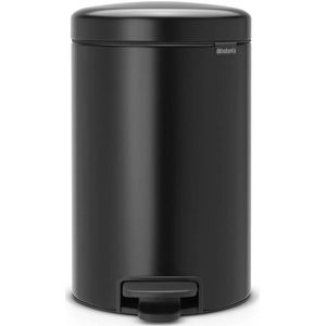 Brabantia NewIcon Prullenbak - 12 liter - Matt Black