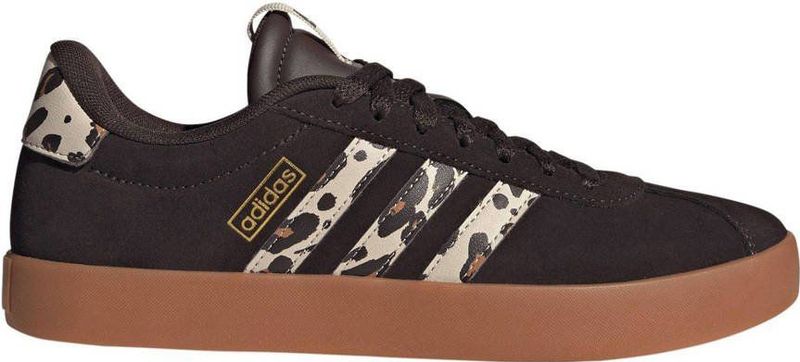 adidas dames VL COURT 3.0 SHOES, Aurora Coffee/Crystal Linen/amber gum, 40 2/3 EU
