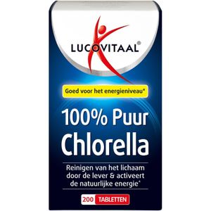 Lucovitaal Chlorella 100% Puur - 200 tabletten
