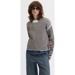 JJXX - Gebreide Trui - Grijs - Streepdessin