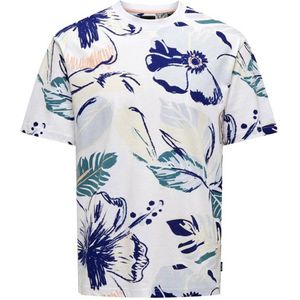 ONLY & SONS regular fit T-shirt ONSARTHUER met all over print