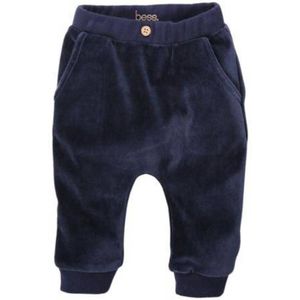 BESS baby fluwelen broek blauw